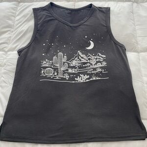 Desert Skyline 🌵 🏜️ Tank Top